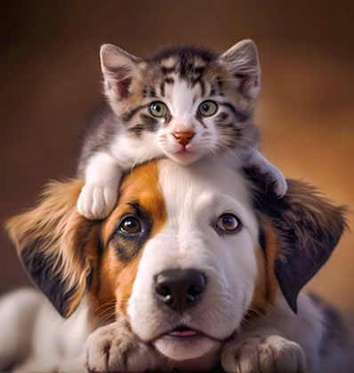 Pet animals